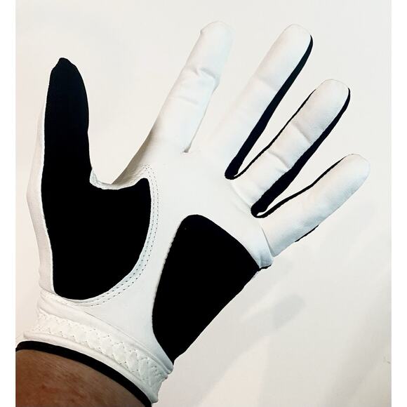 2 Callaway XTT Xtreme White/Black Golf Gloves Mens Medium Left Hand New - Picture 6 of 6